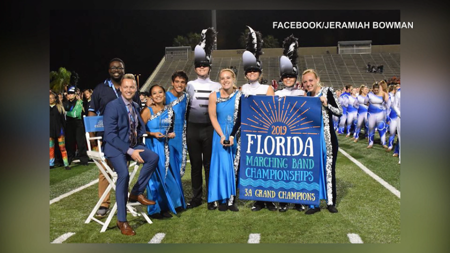 Braden River Marching Band of Pirates wins a third consecutive state championship.