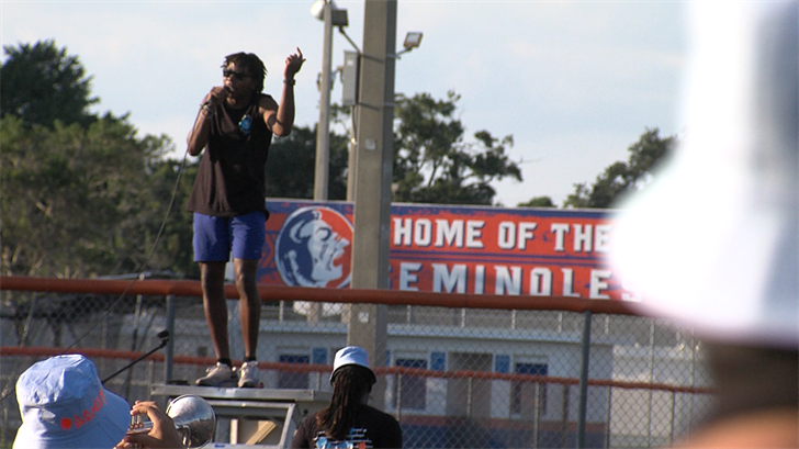 Drum major Jamaal Thomas is the Fresh Prince of this show.