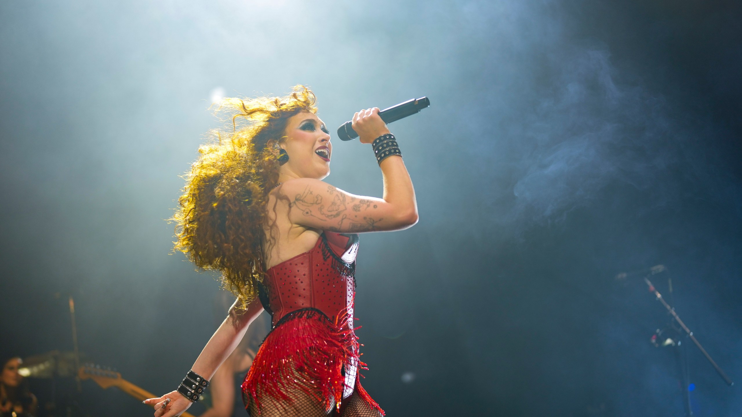 Chappell Roan performs in concert on Thursday, Sept. 19, 2024 in London. (Photo by Scott A Garfitt/Invision/AP)