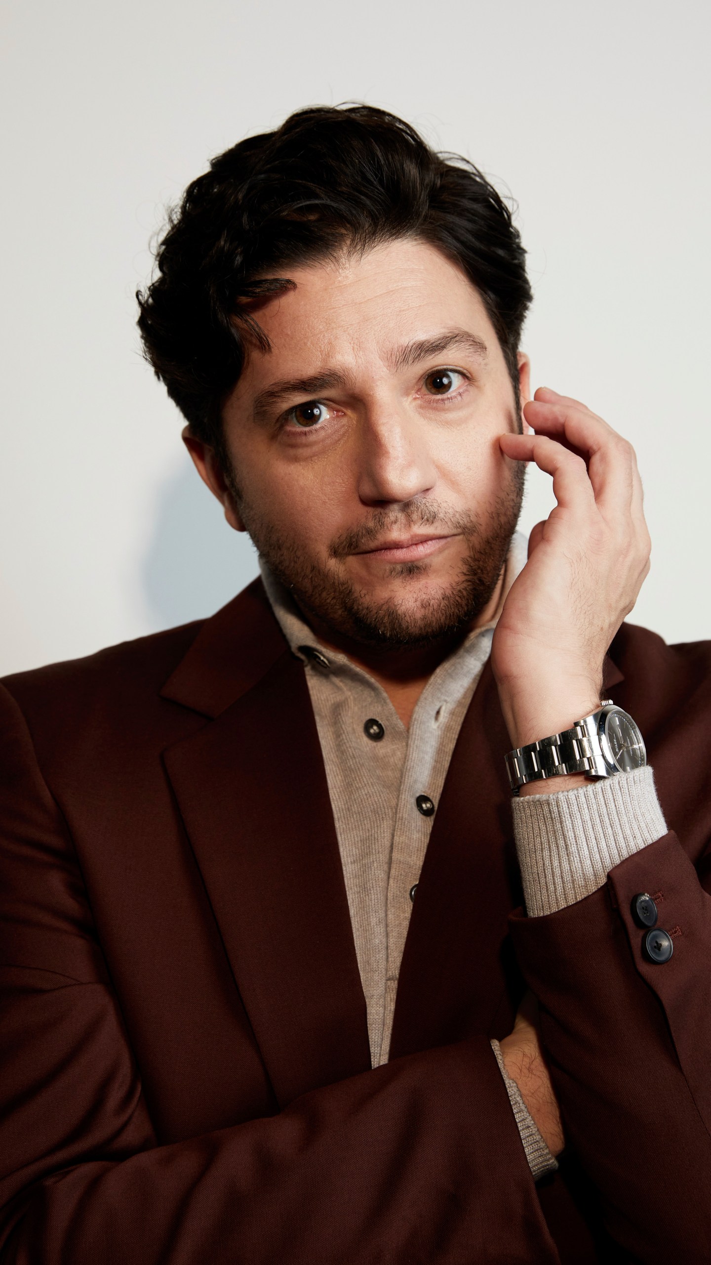 John Magaro poses for a portrait on Tuesday, Oct. 22, 2024, in New York. (Photo by Taylor Jewell/Invision/AP)