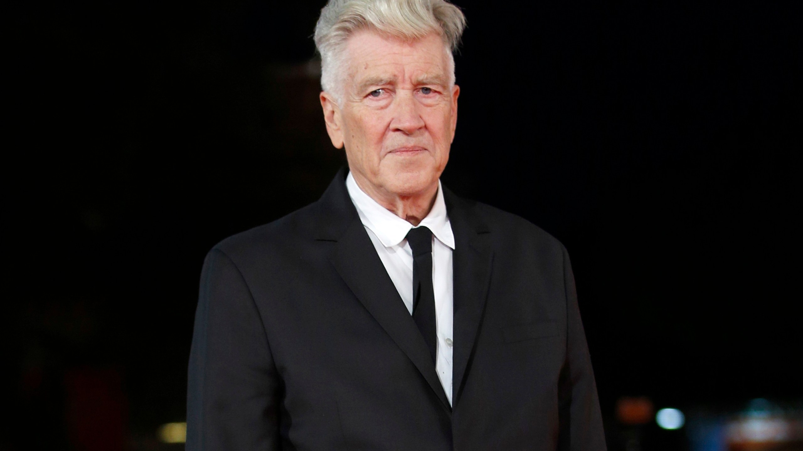 FILE - Filmmaker David Lynch appears during the Rome Film Festival in Rome on Nov. 4, 2017. (AP Photo/Domenico Stinellis, File)